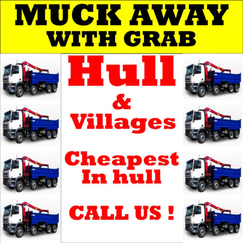 Grab hire Hull and muck aways soil removal 